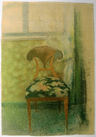 Stuhl am Fenster von August Macke