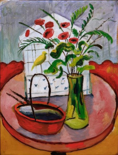 Vogelbauer von August Macke