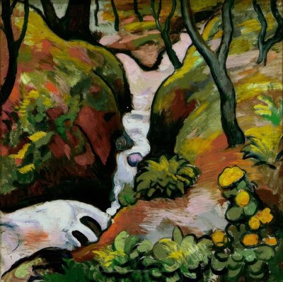 Waldbach von August Macke