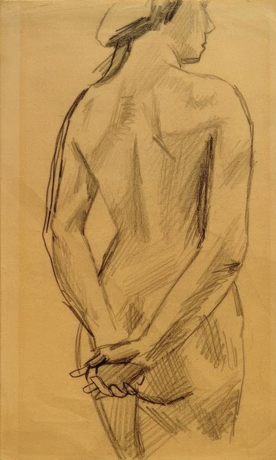 Weiblicher Akt 53 von August Macke