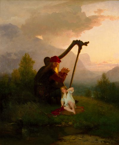 König Heimer und Aslog, 1856 von August Malmström