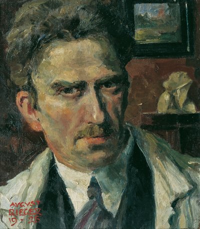 Selbstbildnis von August Rieger