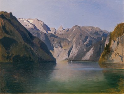 Blick über den Königssee von August Schaeffer von Wienwald