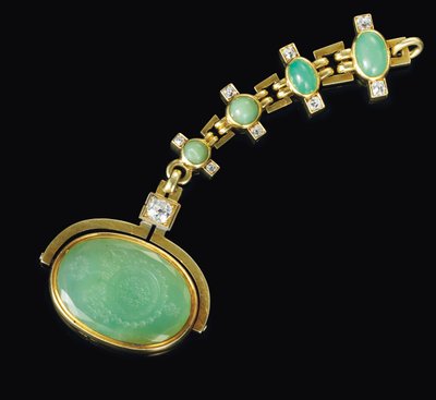 Juwelen-Drehstempel von Faberge, ca. 1890 von August Wilhelm Holmström
