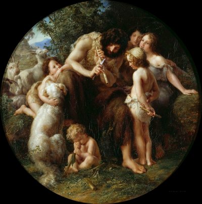 Jubal, der Vater der Flöte, 1839 von August von Kloeber