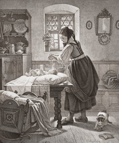 Die Toilette. Kinderbetreuung im 19. Jahrhundert von Augusta Ludwig