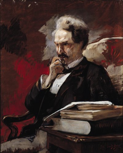 Henri Rochefort (1830-1913) von Auguste Baud Bovy
