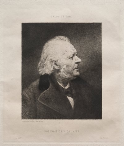 Honoré Daumier, 1881 von Auguste Boulard