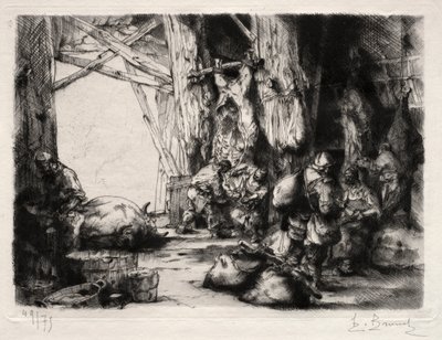 Die Militärmetzgerei von Auguste Brouet