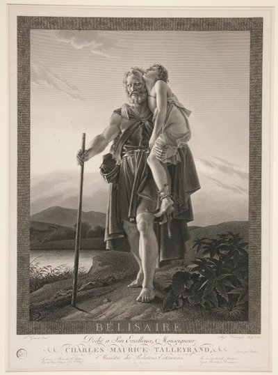 Belisarius von Auguste Gaspard Louis Desnoyers