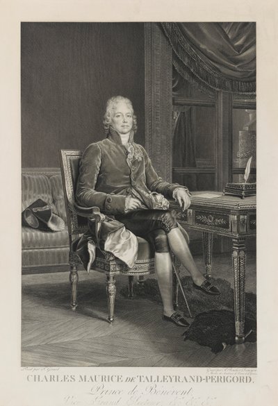Charles Maurice de Talleyrand-Périgord von Auguste Gaspard Louis Desnoyers