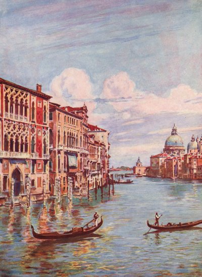 Venedig, Der Große Kanal, Italien von Auguste Gerardin