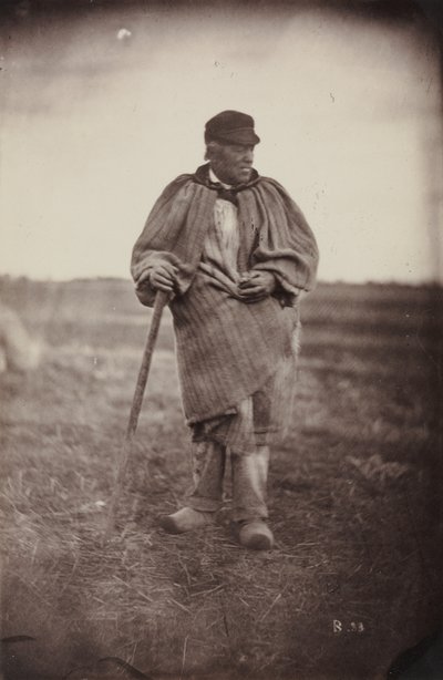 Mann mit Spazierstock von Auguste Giraudon