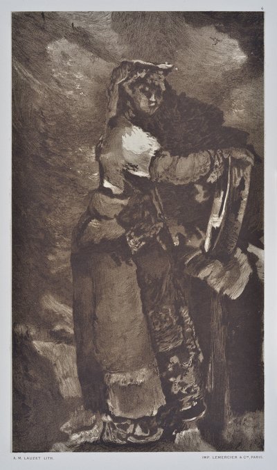 Studie eines Italieners von Auguste Lauzet