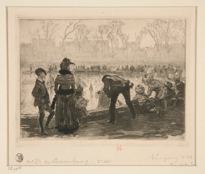 Au Luxembourg von Auguste Lepere
