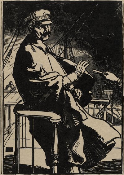Kaiser Wilhelm auf seiner Yacht von Auguste Lepere