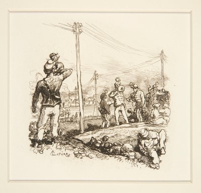Soldaten mit Trompeten von Auguste Lepere