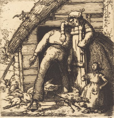 Der Geflügelhändler, Vendee, 1908 von Auguste Lepere