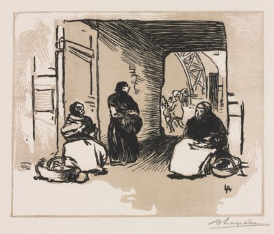 Brotverkäufer von Auguste Louis Lepère