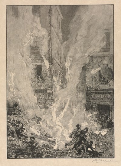 [Stadtbrand] von Auguste Louis Lepère