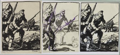 Russische Infanterie von Auguste Louis Lepère