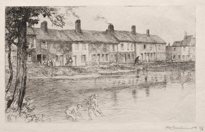 Der Teich der Wiese, Crèvecœur von Auguste Louis Lepère