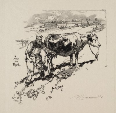 Der Milchhändler von Auguste Louis Lepère