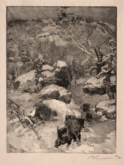 Roche Cuvier Chatillon von Auguste Louis Lepère