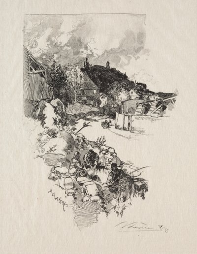 Route de Versailles von Auguste Louis Lepère