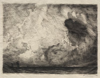 Meereslandschaft, 1911 von Auguste Louis Lepère