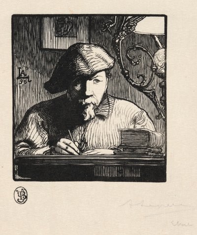 Selbstporträt von Auguste Louis Lepère