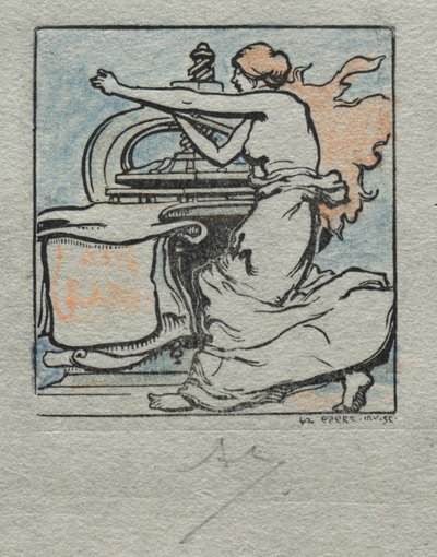 Der Drucker von Auguste Louis Lepère