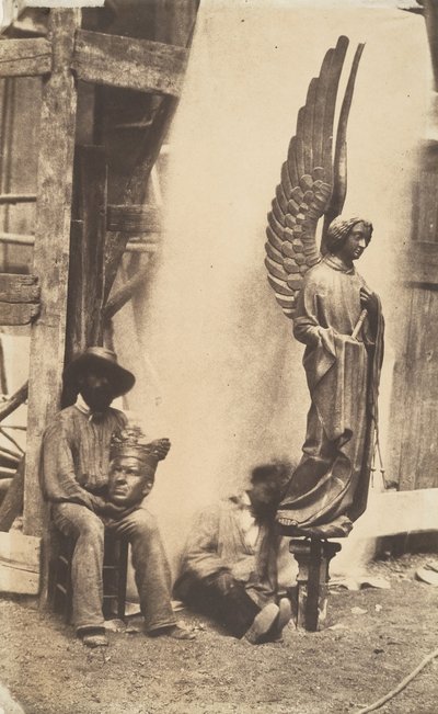 Engel der Passion, Sainte-Chapelle, Paris, 1853-1854 von Auguste Mestral