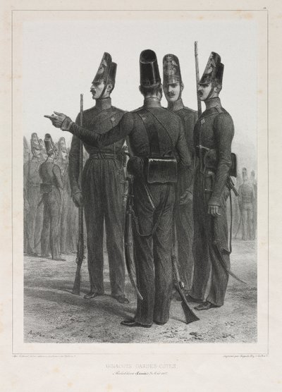 Arnouten Küstenwachen von Auguste Raffet