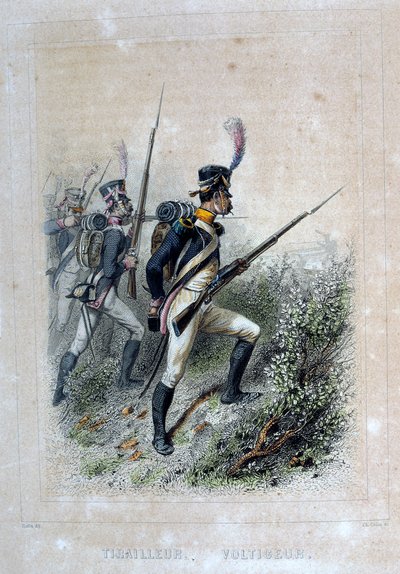 Tirailleur Voltigeur, Schütze, 1859 von Auguste Raffet