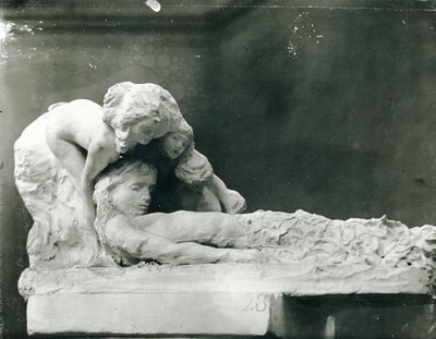 Auferstehung des Dichters (Gips) von Auguste Rodin