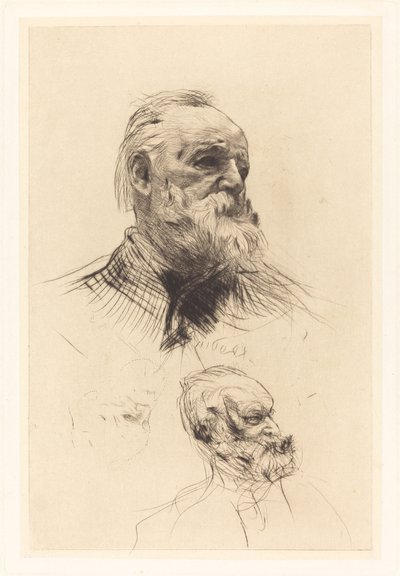 Victor Hugo, Dreiviertelansicht von Auguste Rodin