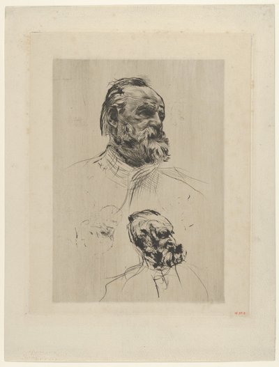 Victor Hugo Dreiviertelansicht, 1885 von Auguste Rodin