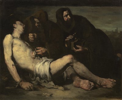 Heiliger Sebastian, Märtyrer, ca. 1865 von Auguste Theodule Ribot
