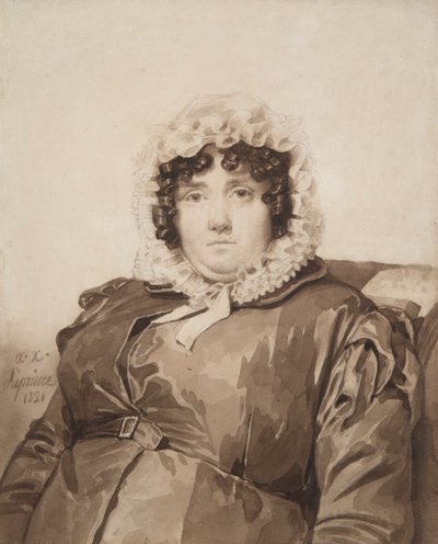 Ohne Titel (Porträt des Künstlers) von Auguste Xavier Leprince
