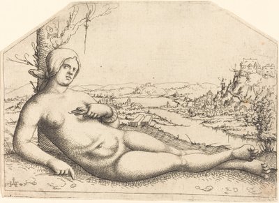 Tod der Kleopatra von Augustin Hirschvogel