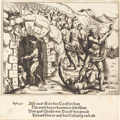 Die Höllenfahrt Christi von Augustin Hirschvogel