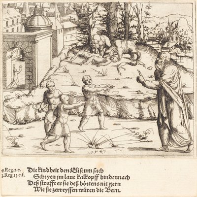 Der Mord an den Kindern von Bethel von Augustin Hirschvogel