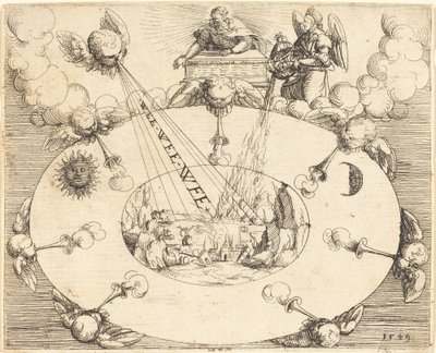 Die Öffnung des siebten Siegels von Augustin Hirschvogel