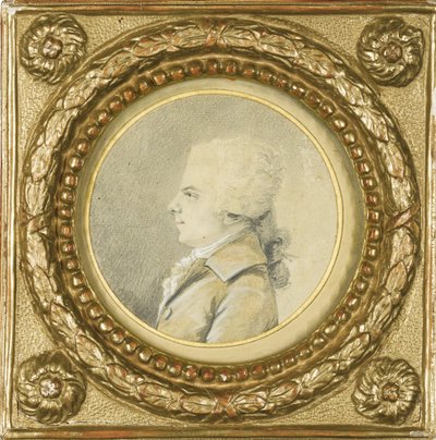 Wolfgang Amadeus Mozart von Augustin de Saint Aubin