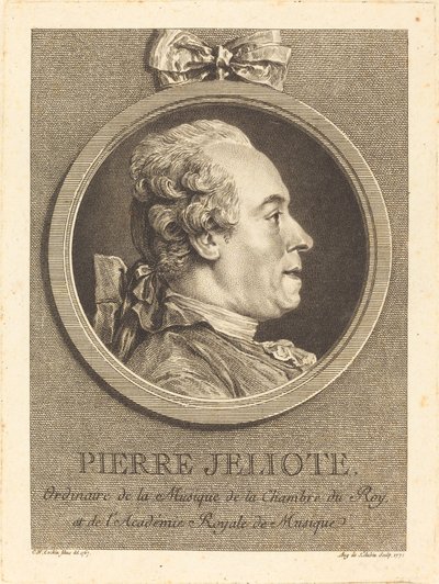 Pierre Jeliote von Augustin de Saint Aubin after Charles Nicolas Cochin II