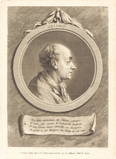 Salomon Gessner von Augustin de Saint Aubin after Vivant Denon