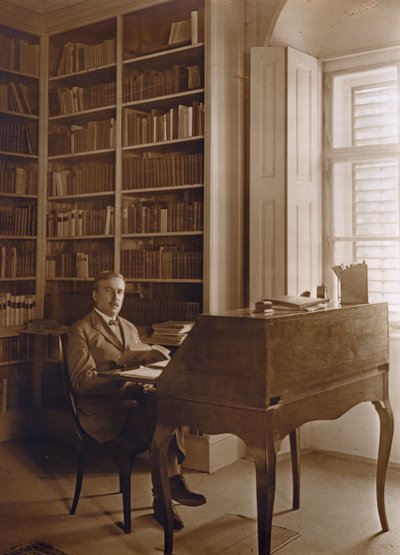 Porträt von Hugo von Hofmannsthal von Austrian Photographer