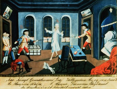 Die Ermordung von Albrecht von Wallenstein von Austrian School