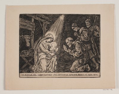 Weihnachts- und Neujahrskarte von Axel Hou